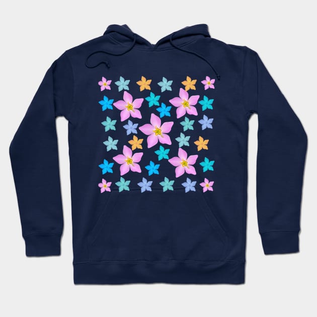 Wildflower Mosaic Hoodie by Suncatcher Photos - Apparel - Home Decor